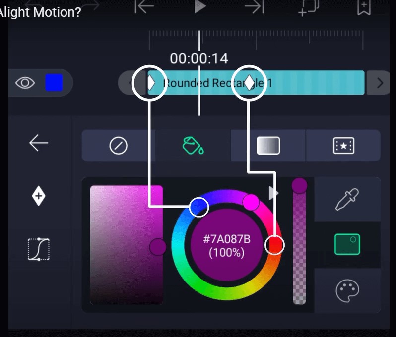 Use of Multiple layers in alight motion apk ss